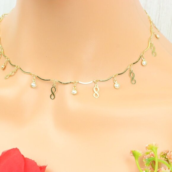 "Minimalist & Elegant Necklace Chain – Perfect for Women & Girls | UNVRC1021 - Picture 10 of 10